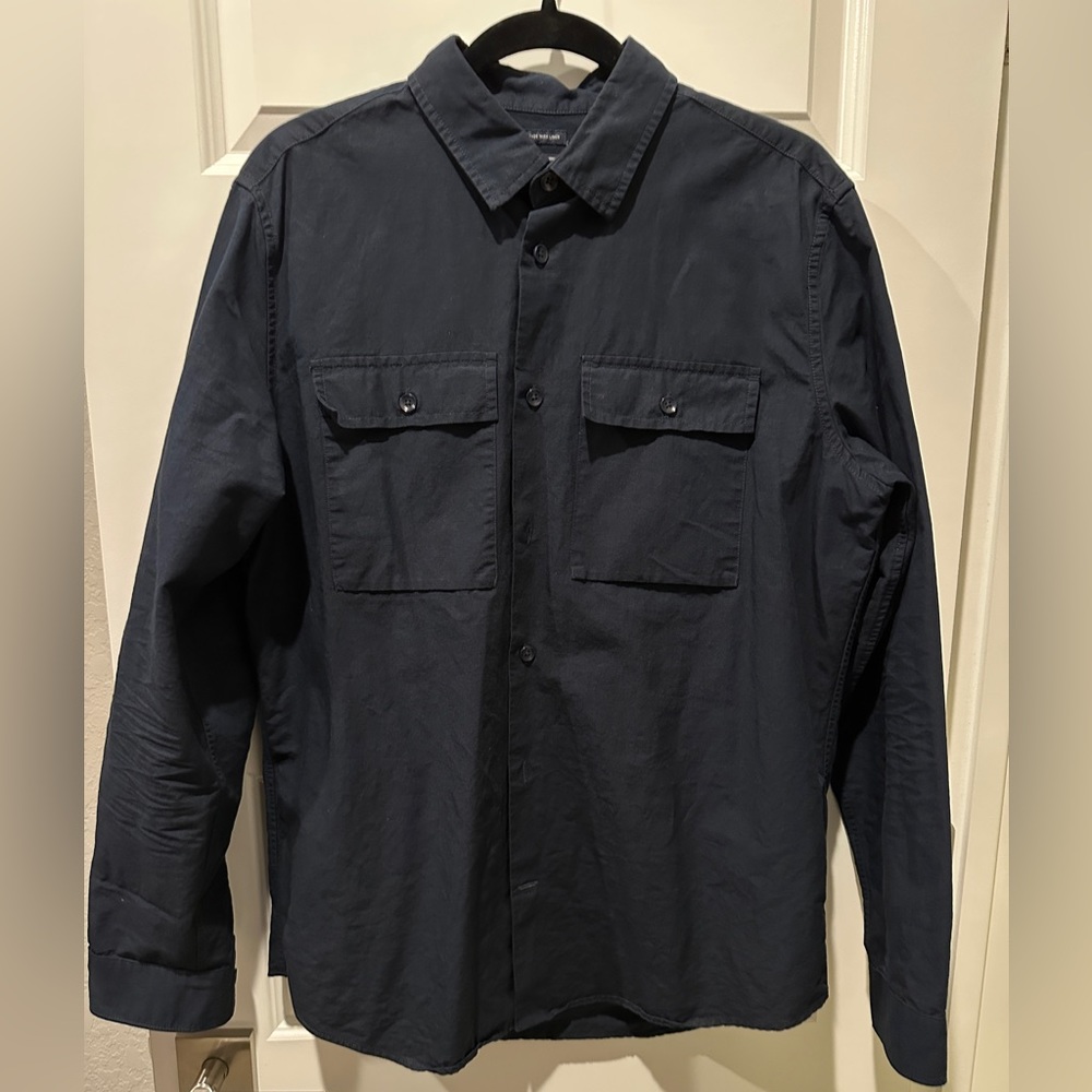 Men Over-shirt Linen Blend